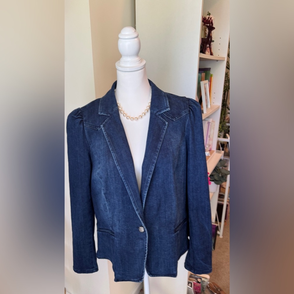 Denim Tailored Fit Jacket